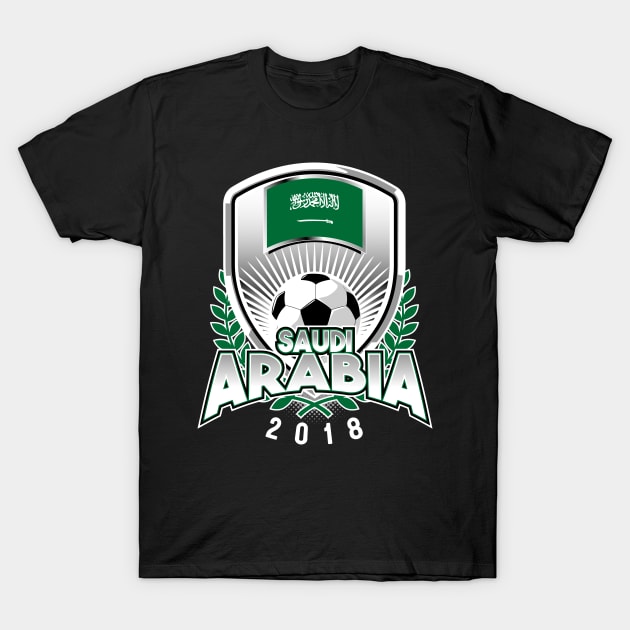 Saudi Arabia Soccer 2018 T-Shirt by Styleuniversal